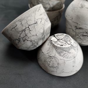 Handcrafted Marble effect Cup set