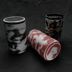 Tall cups Smudged effect collection