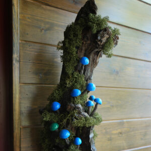 Azure Forest Glow hanging Lamp day