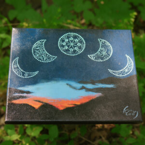 Moon Phases painting